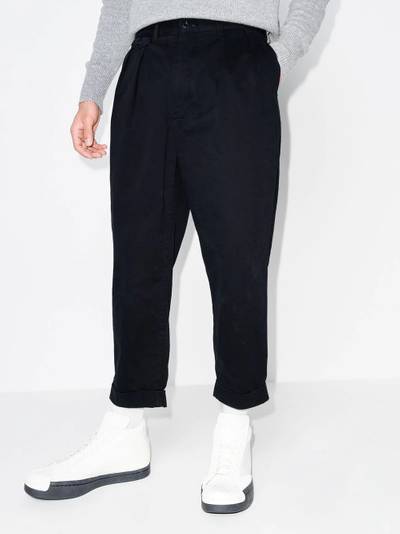 BEAMS PLUS dart-detailing cropped trousers outlook