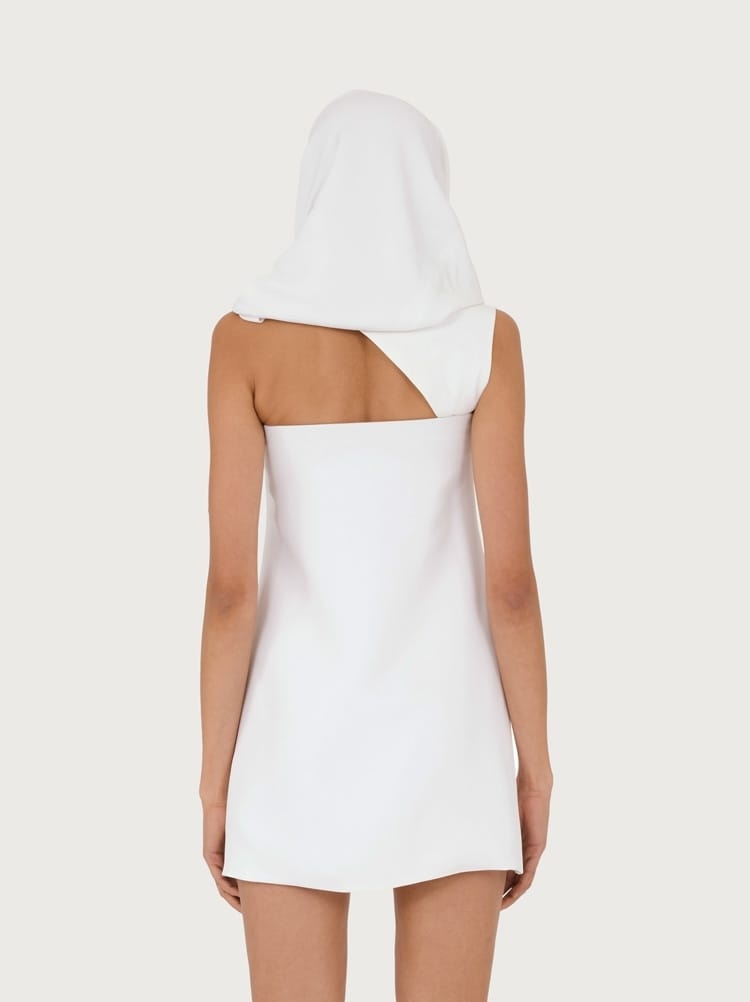 HOODED MINI DRESS - 3