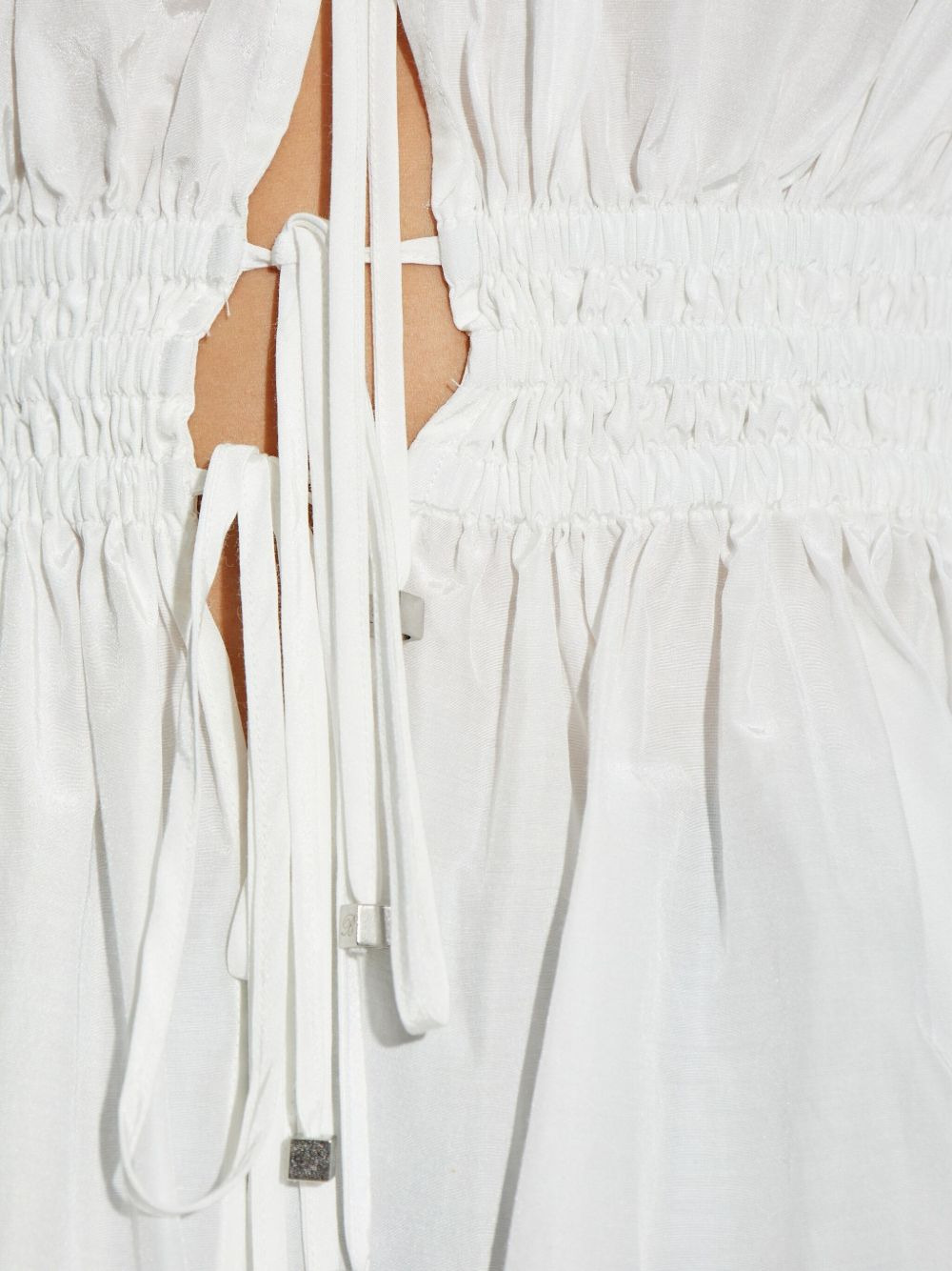 off-shoulder puff-sleeve top - 5