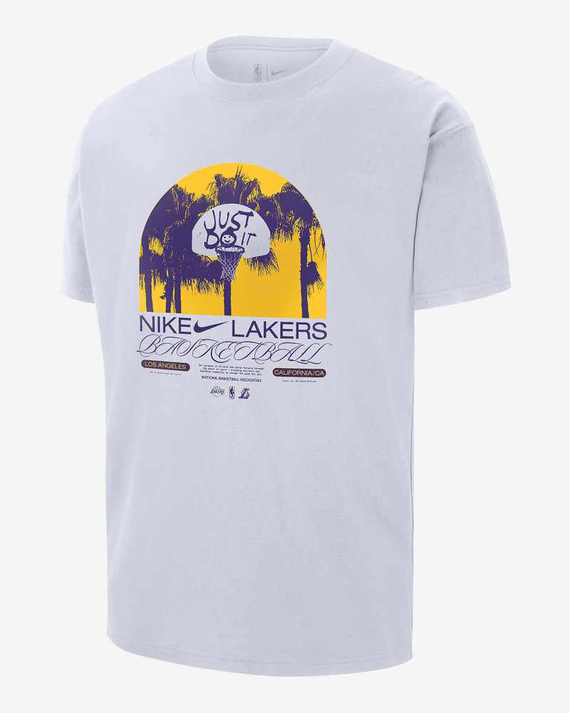 Los Angeles Lakers Courtside Max90 Nike Men's NBA T-Shirt - 1