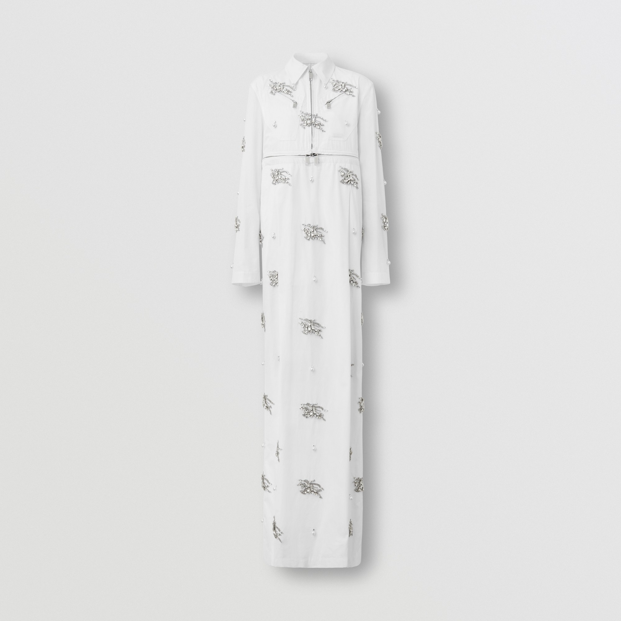 Crystal EKD Cotton Poplin Gown - 1