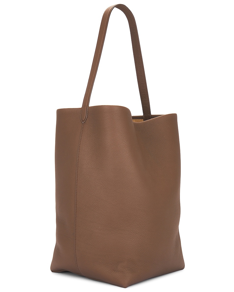 【THE ROW】Large N/S Park Tote レザーバッグ Large N/S Park Tote Bag Black in Leather – The Row