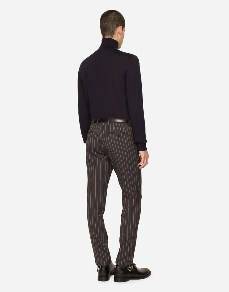 Cashmere and silk turtle-neck sweater - 3