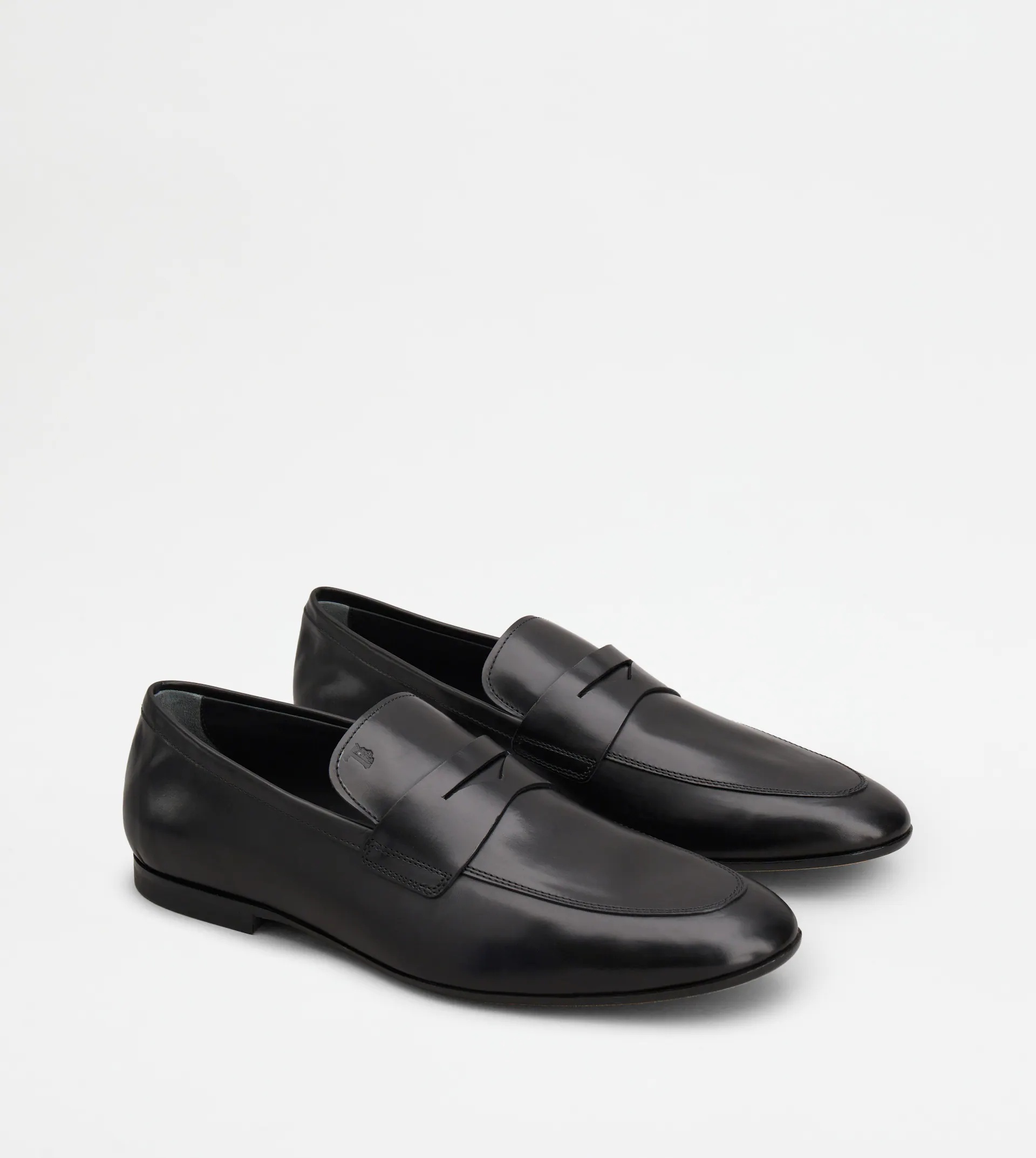 TOD'S LOAFERS IN LEATHER - BLACK - 2