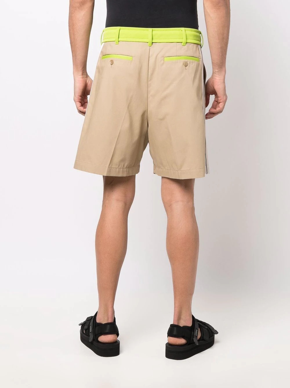 drawstring tailored shorts - 4