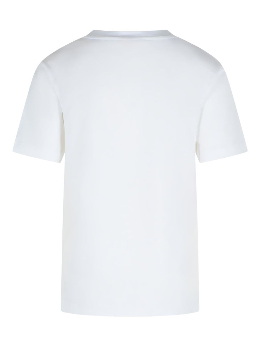 floral-embroidered crewneck T-shirt - 2
