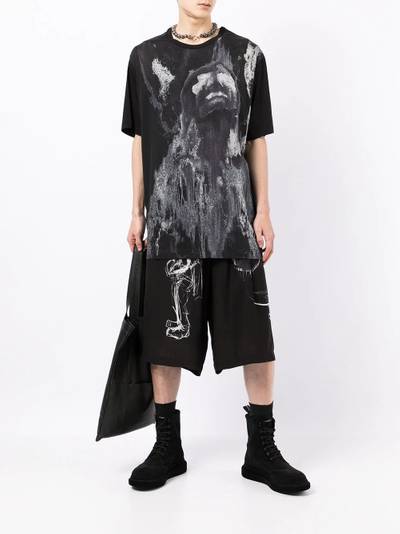 Yohji Yamamoto graphic print T-shirt outlook