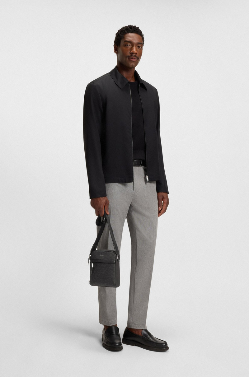 BOSS REPORTER BAG WITH LEATHER TRIMS outlook