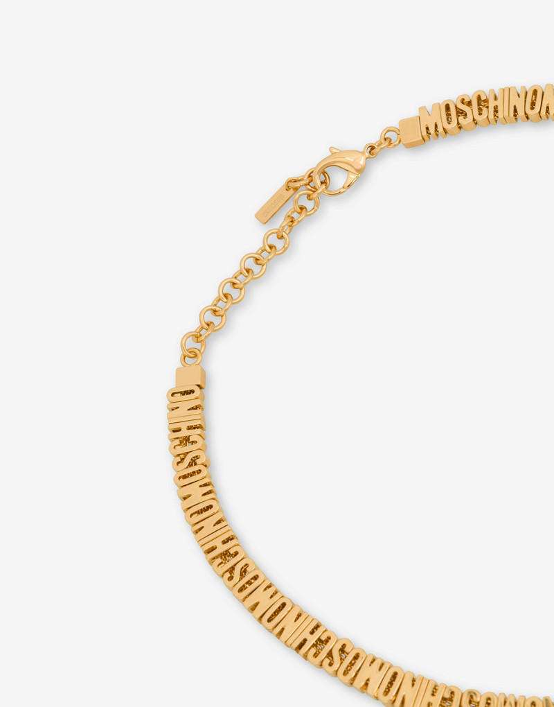 LETTERING LOGO CHOKER NECKLACE 3