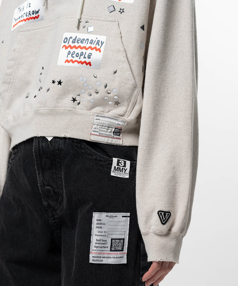 Embellished Sticker Hoodie 7