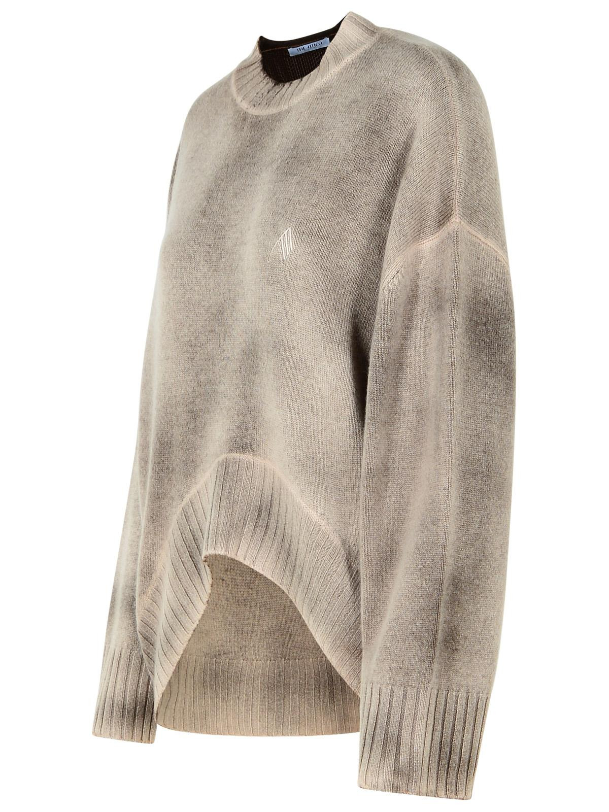 The Attico Brown Wool Blend Sweater Women - 2