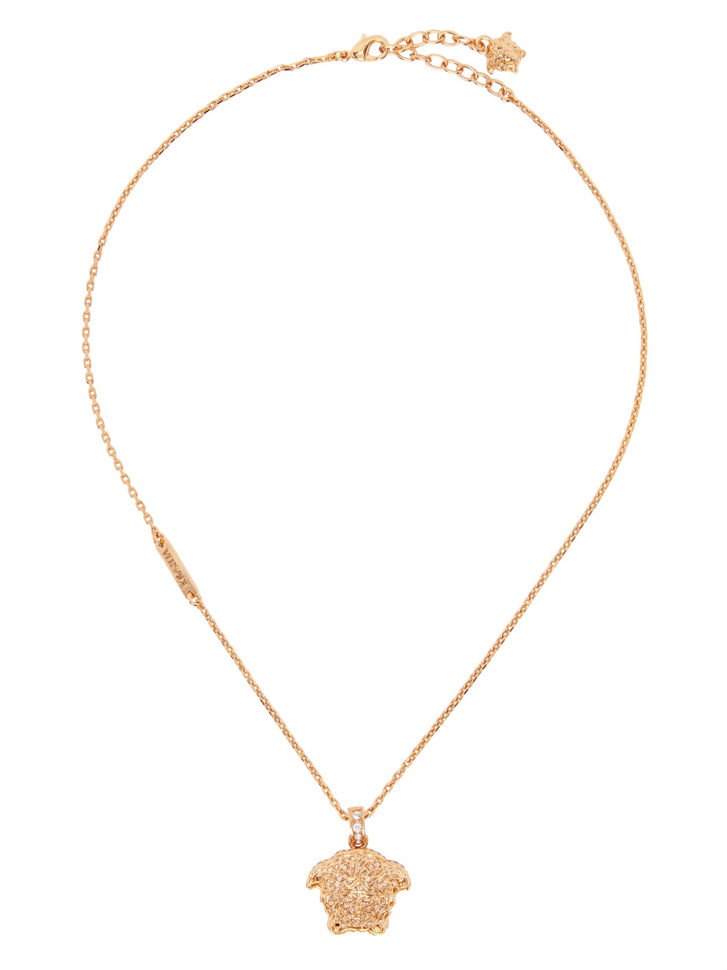 Gold Medusa Pendant Necklace - 1