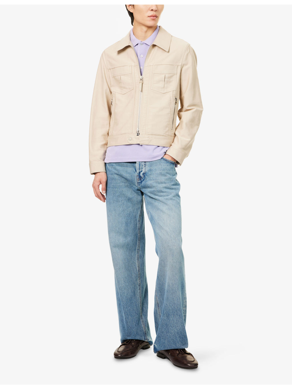 Sharp Battle Patch-Pocket Cotton Jacket - 2