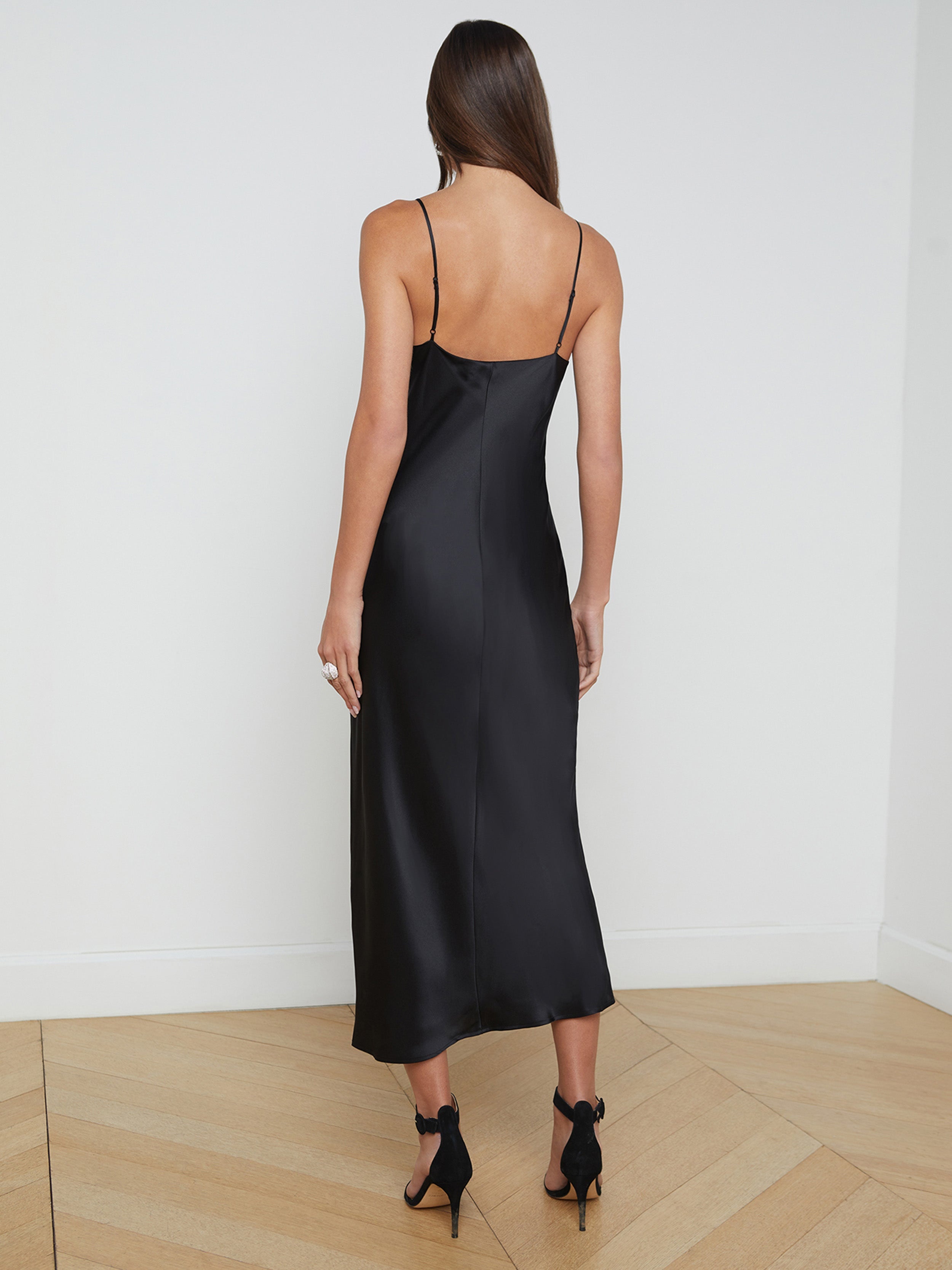 Seridie Silk Slip Dress - 2