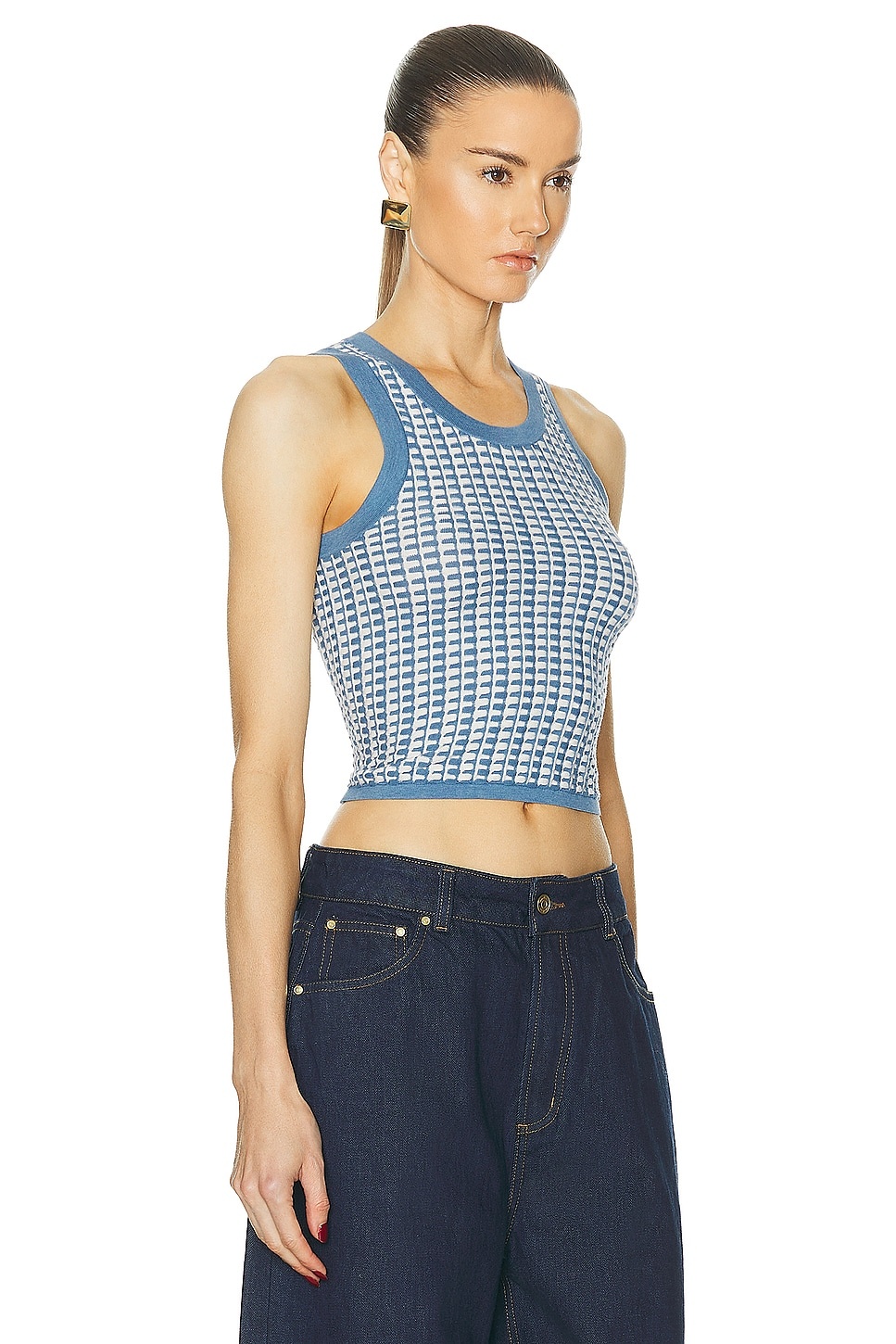 Gingham Tank Top - 2