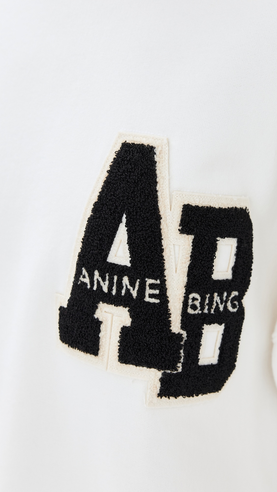 Miles Sweatshirt Letterman Off White - 6