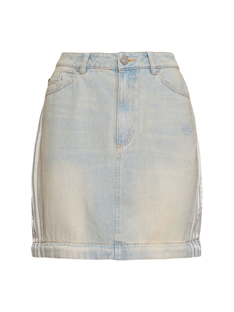 Denim zip skirt - 4