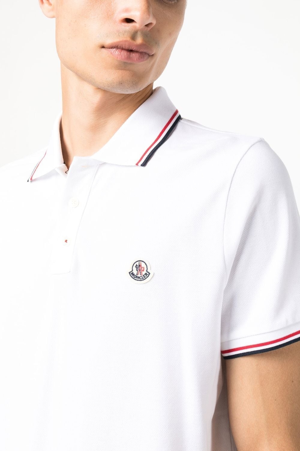 logo-patch short-sleeve polo shirt - 5