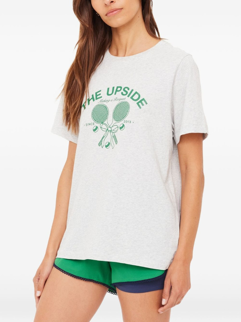 Casey racquet-graphic T-shirt 3