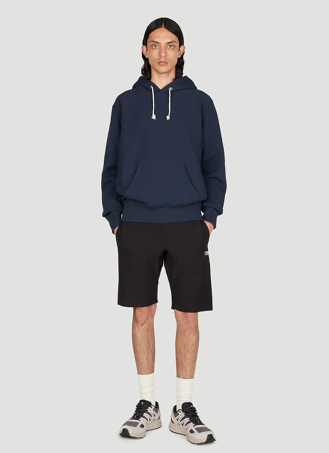 Logo Embroidered Hooded Sweatshirt - 2