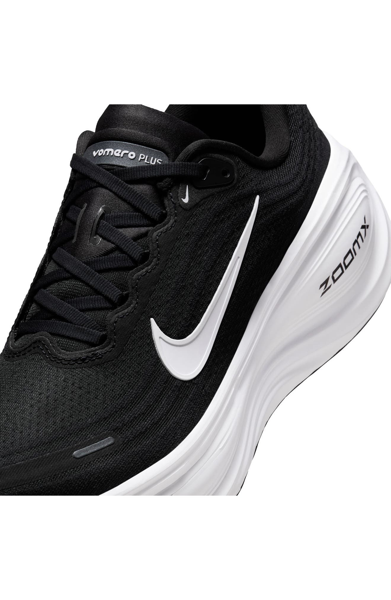 Nike Vomero Plus Running Shoe in 002 Black/white at Nordstrom - 8