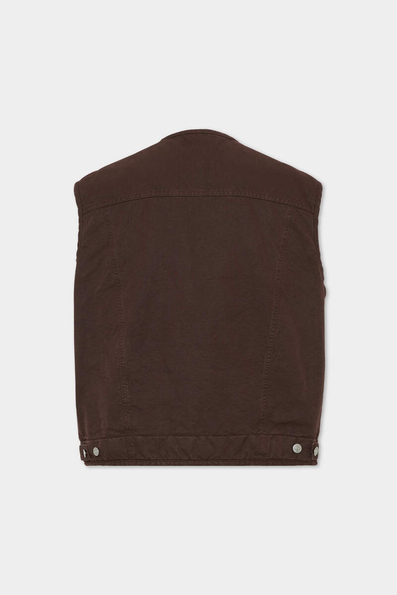 DSQUARED2 ICON NEW GENERATION CANVAS UTILITY VEST outlook