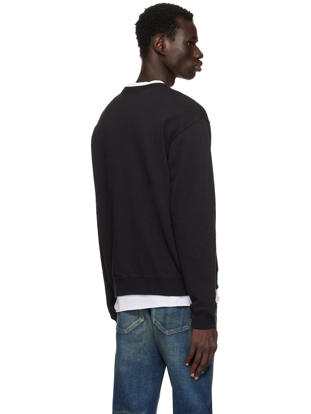 Black Beach Crew Sweatshirt - 3