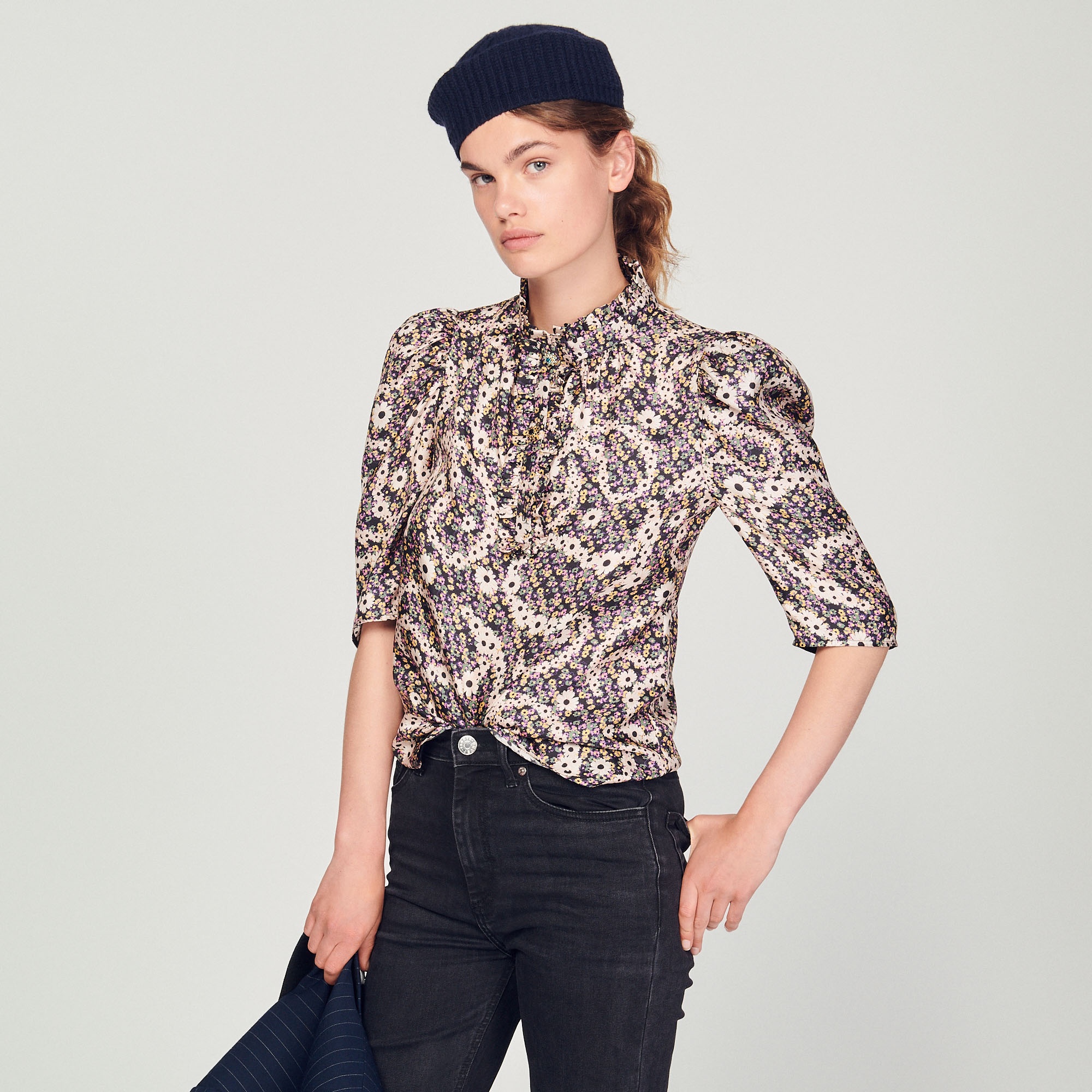 Flowing silk top - 2