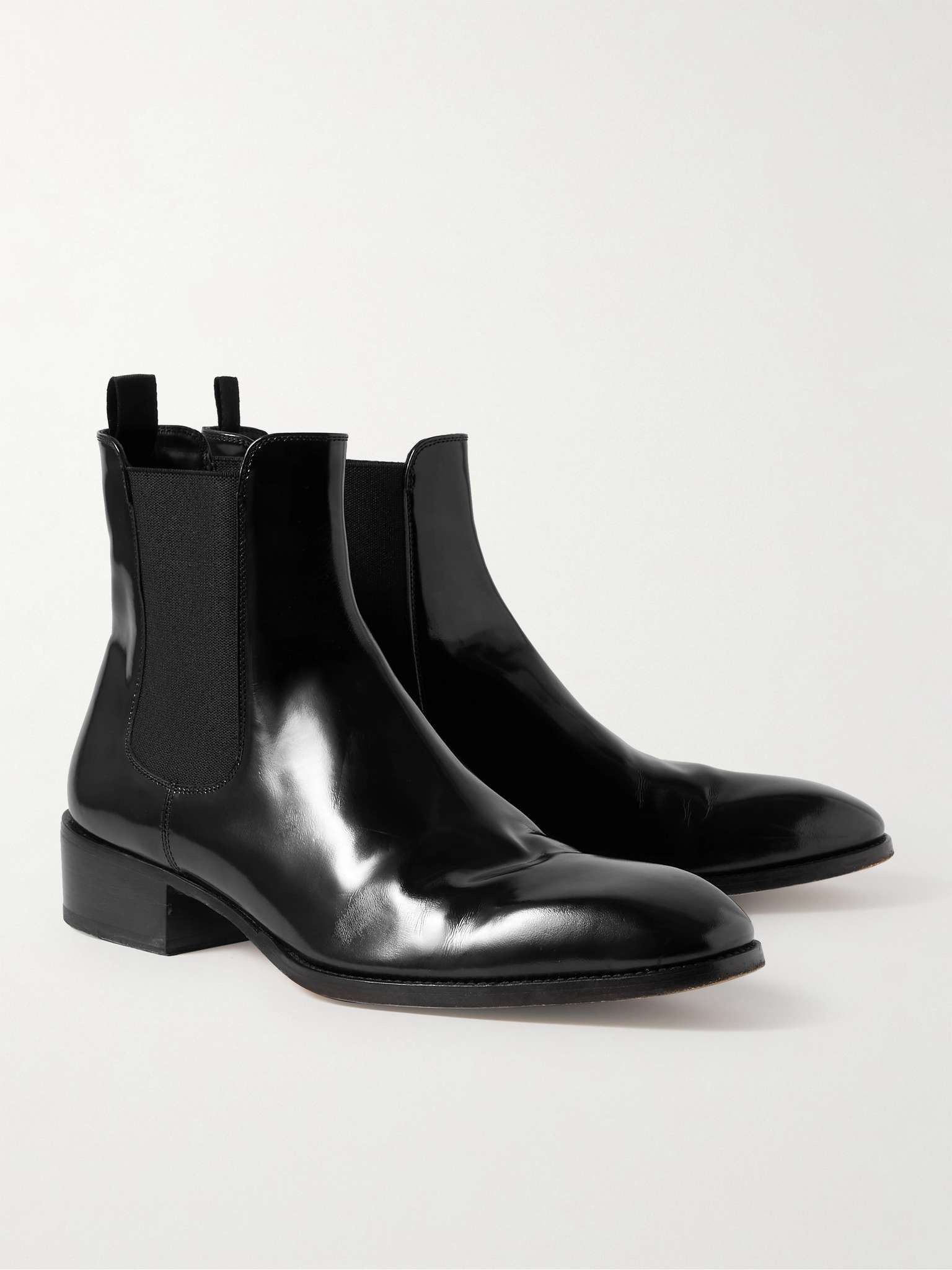 Alec Patent-Leather Chelsea Boots - 3