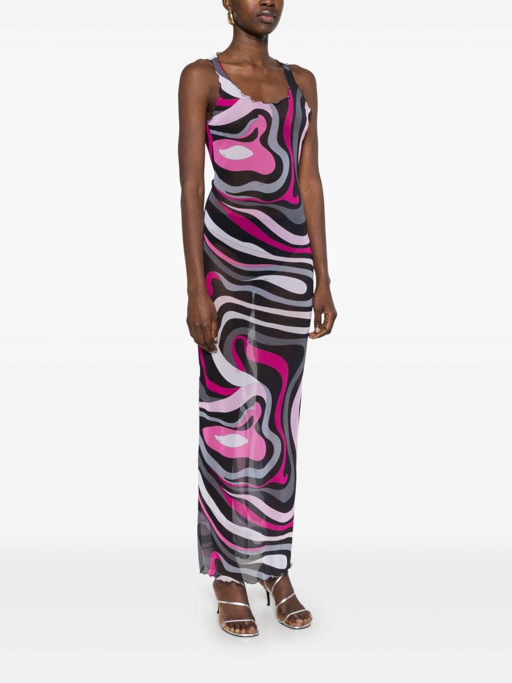Iride-print dress - 3
