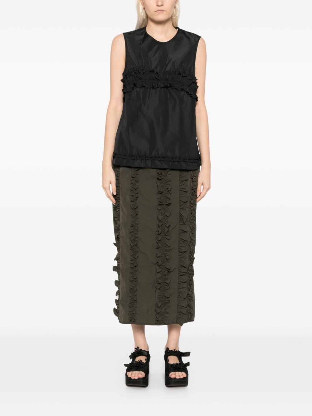 CECILIE BAHNSEN Ocean skirt | REVERSIBLE