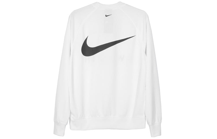 Nike Sportswear Swoosh Sweatshirt For Men White CJ4841-100 - 2