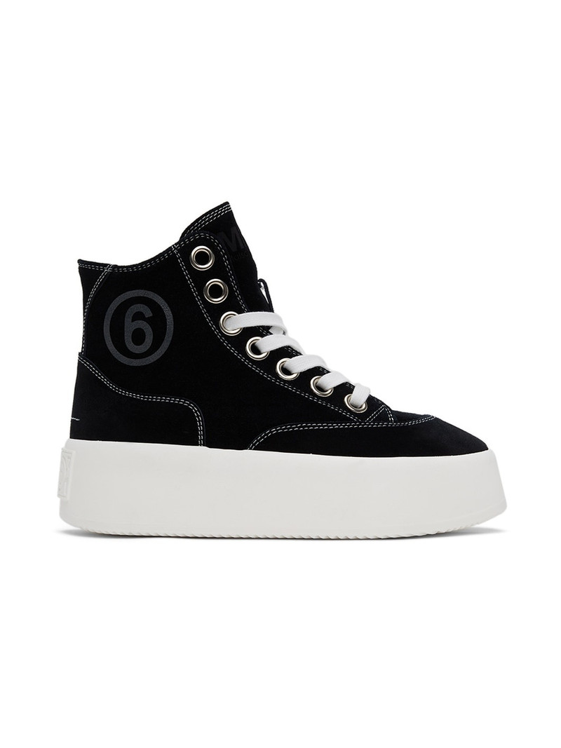 Black Suede 6 Sneakers 1