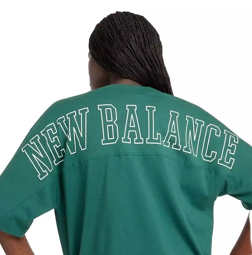 Women's Graphic Oversize Jersey Tee - Green - 5