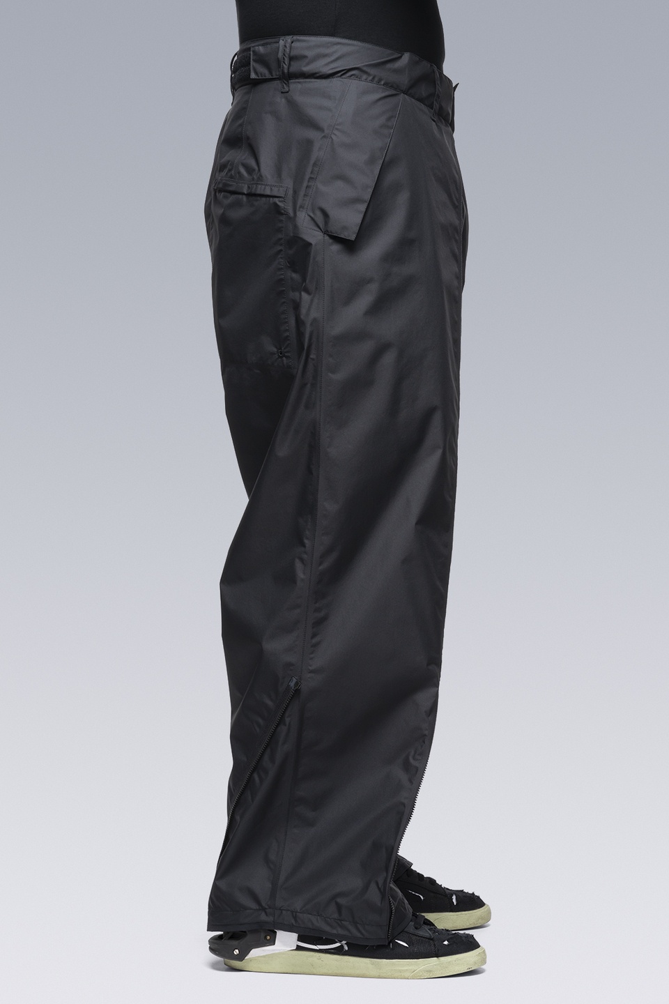 P45-GTPL 2L Gore-Tex Paclite Plus Single Pleat Trouser Black - 5