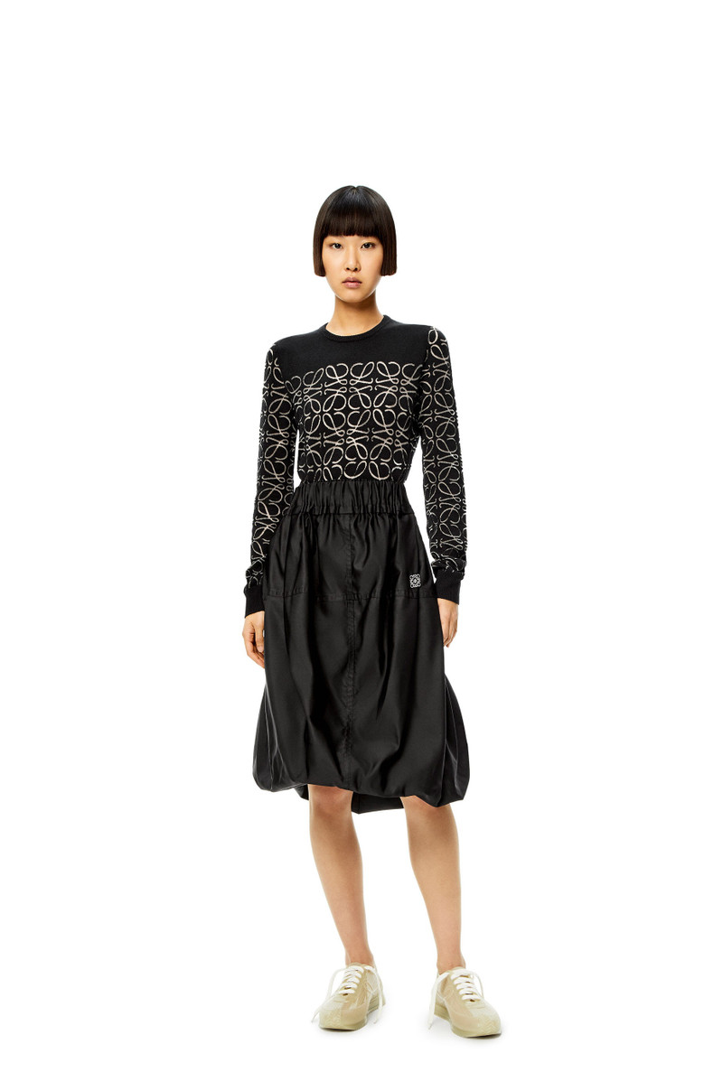 Loewe Balloon skirt in silk and polyester outlook