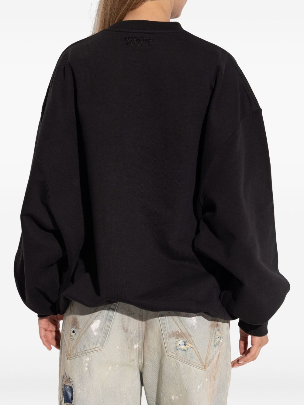 apple-print sweatshirt - 6