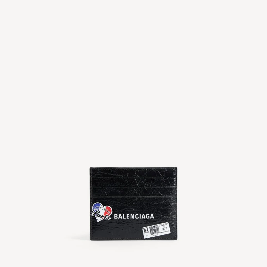 Men's Shopper Card Holder Large in Black - 1
