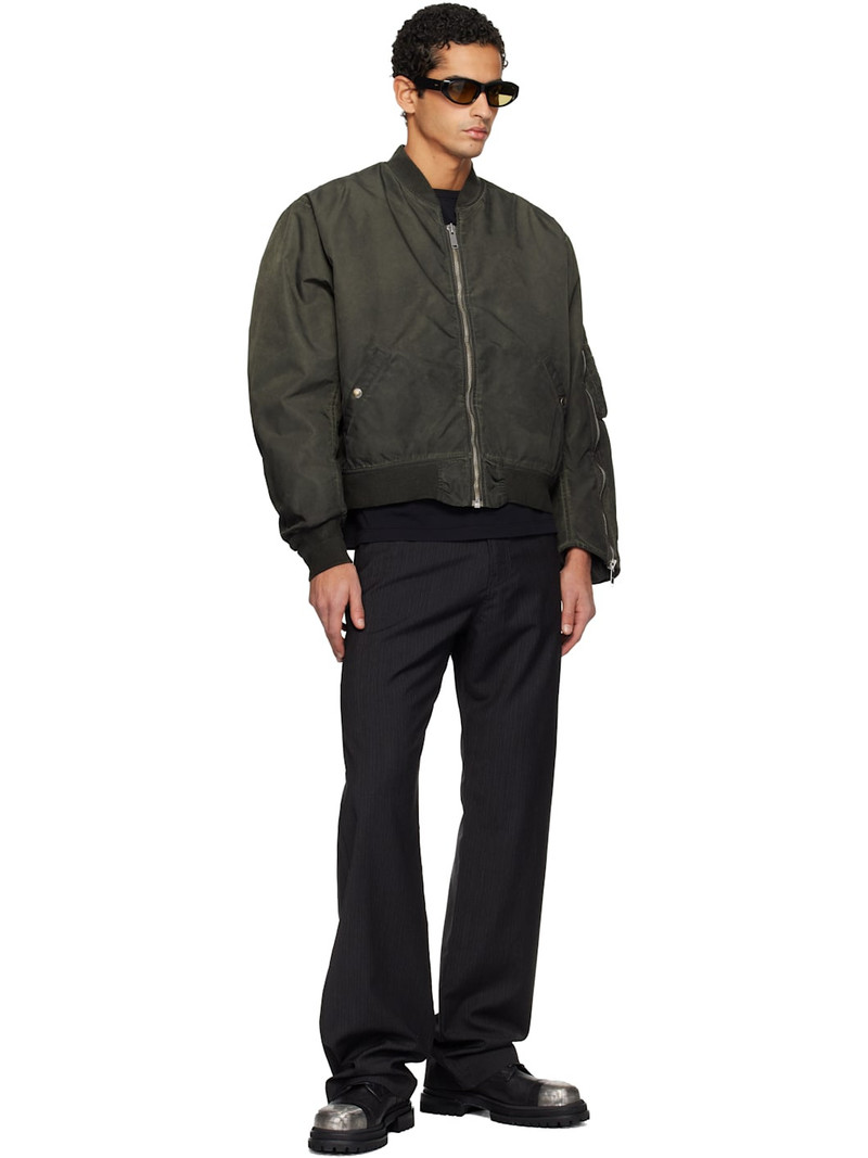 424 Black Tailored Loose Fivepocket Trousers outlook