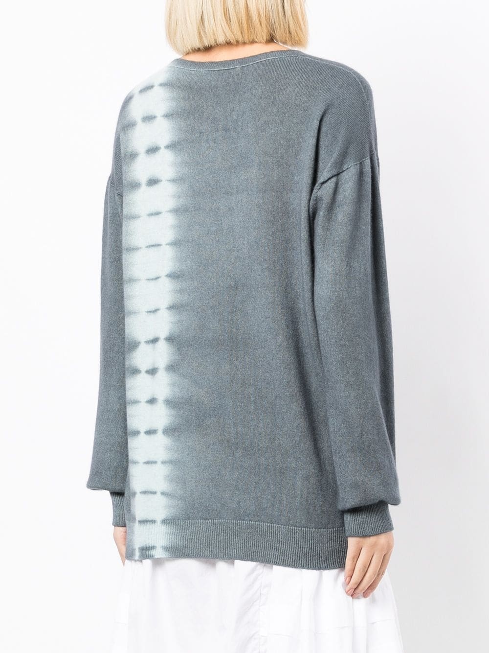 seamless cashmere V-neck pullover - 4