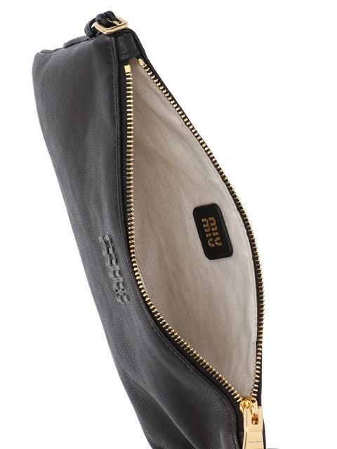 Miu Miu Women Logo Mini Pouch - 4