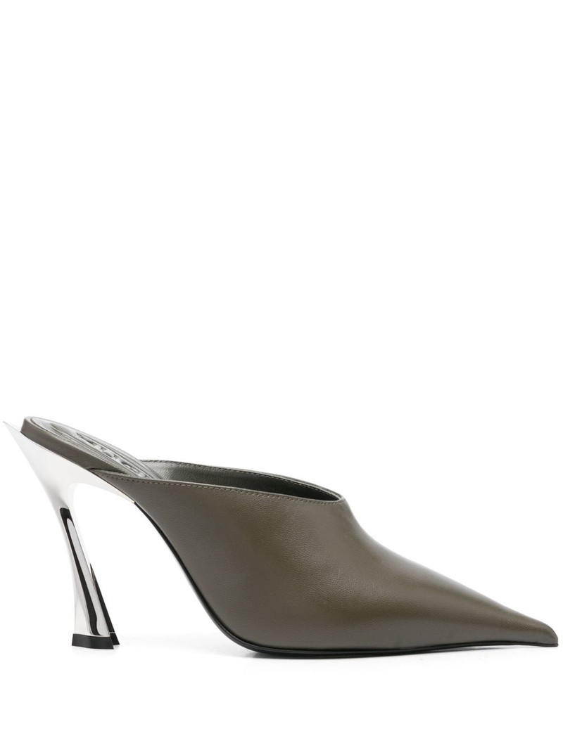 95mm suede mules 1