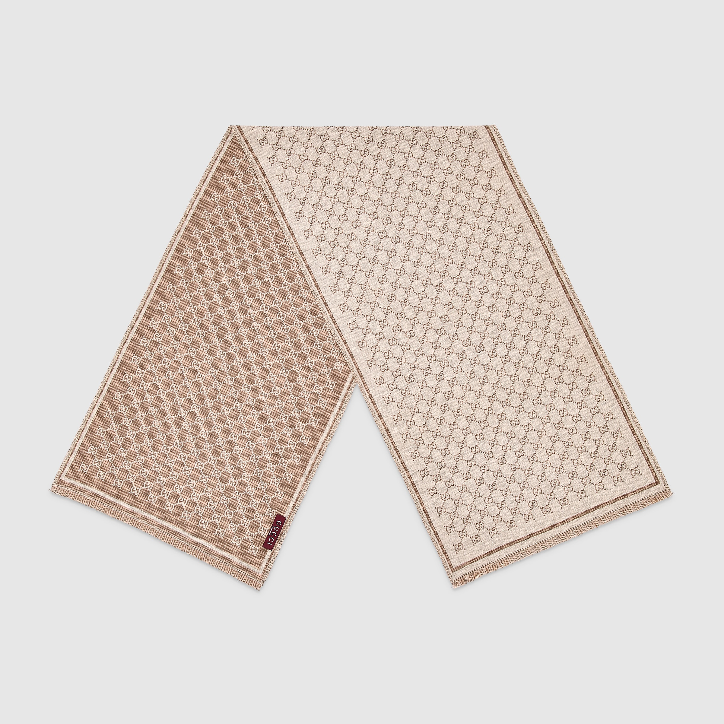GG wool scarf - 2
