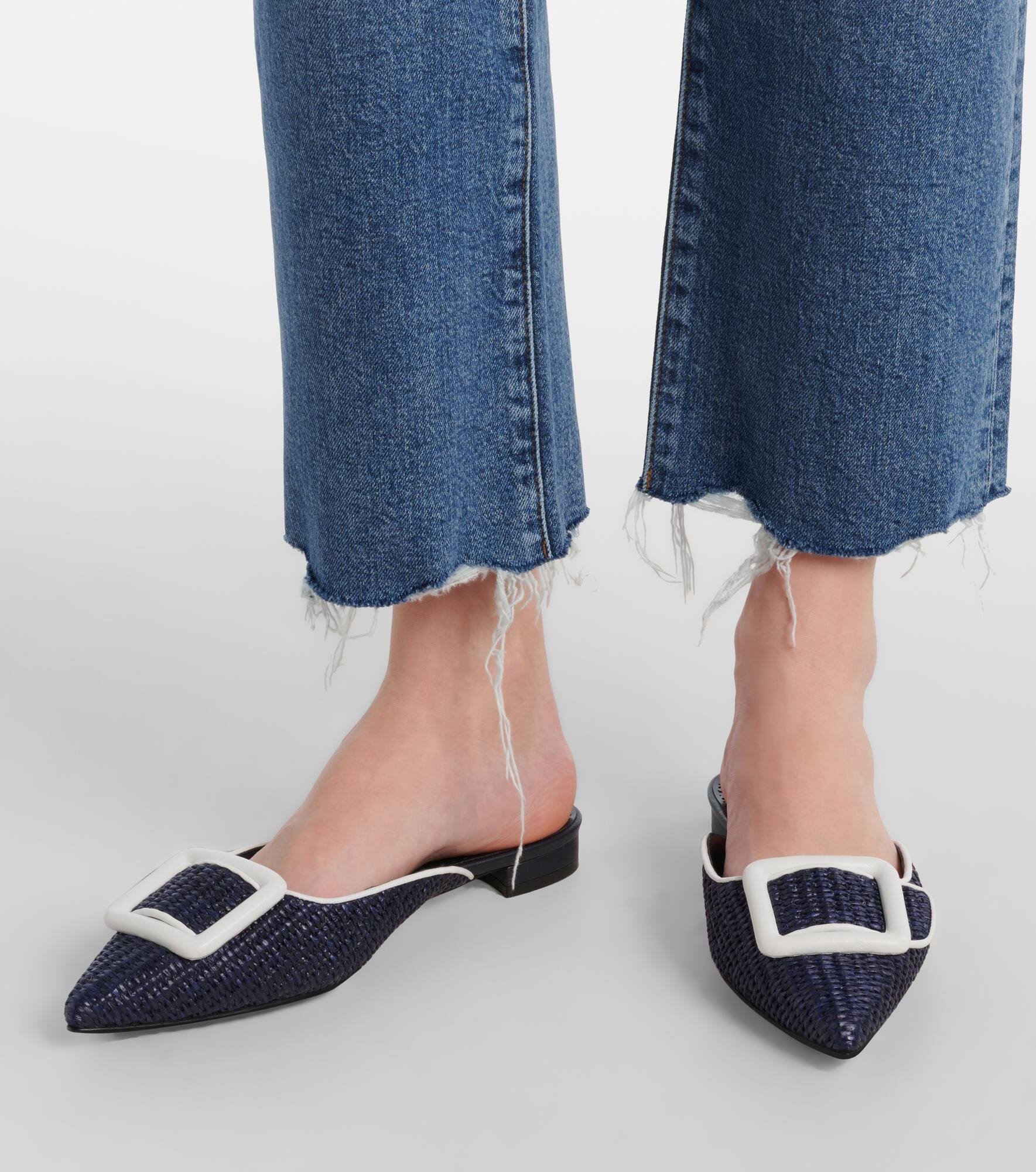 Ruler cropped straight jeans - 5