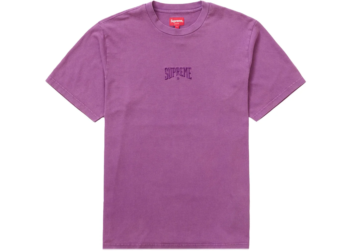 Supreme Acid Wash S/S Top Plum - 1