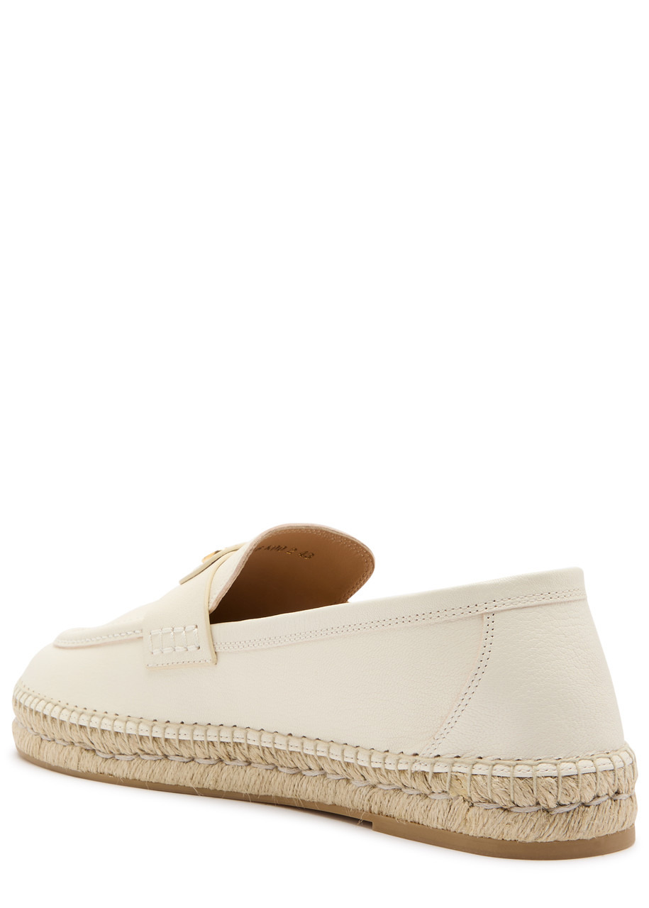 Valentino Garavani Palm Avenue Leather Espadrille Loafers - 2
