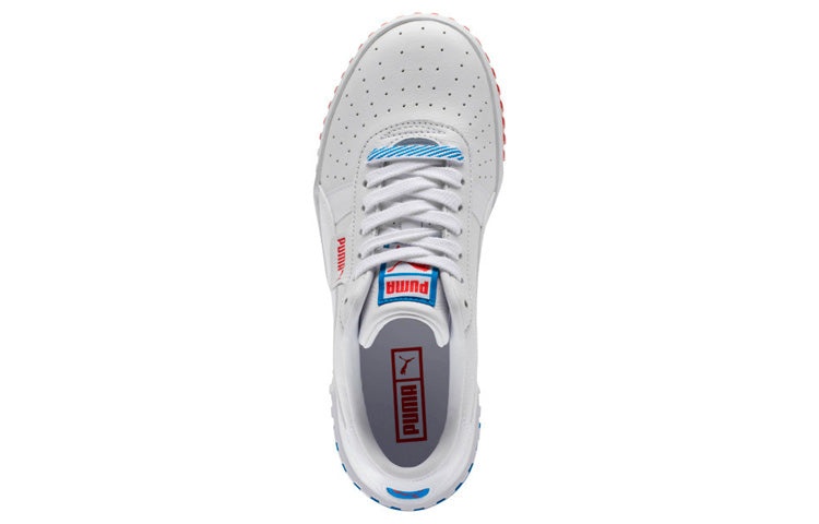 (WMNS) PUMA Cali RWB 'White Red Indigo' 370248-01 - 4