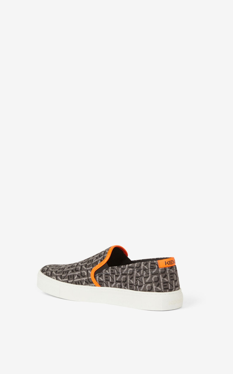 KENZO K-Skate Monogram laceless trainers outlook