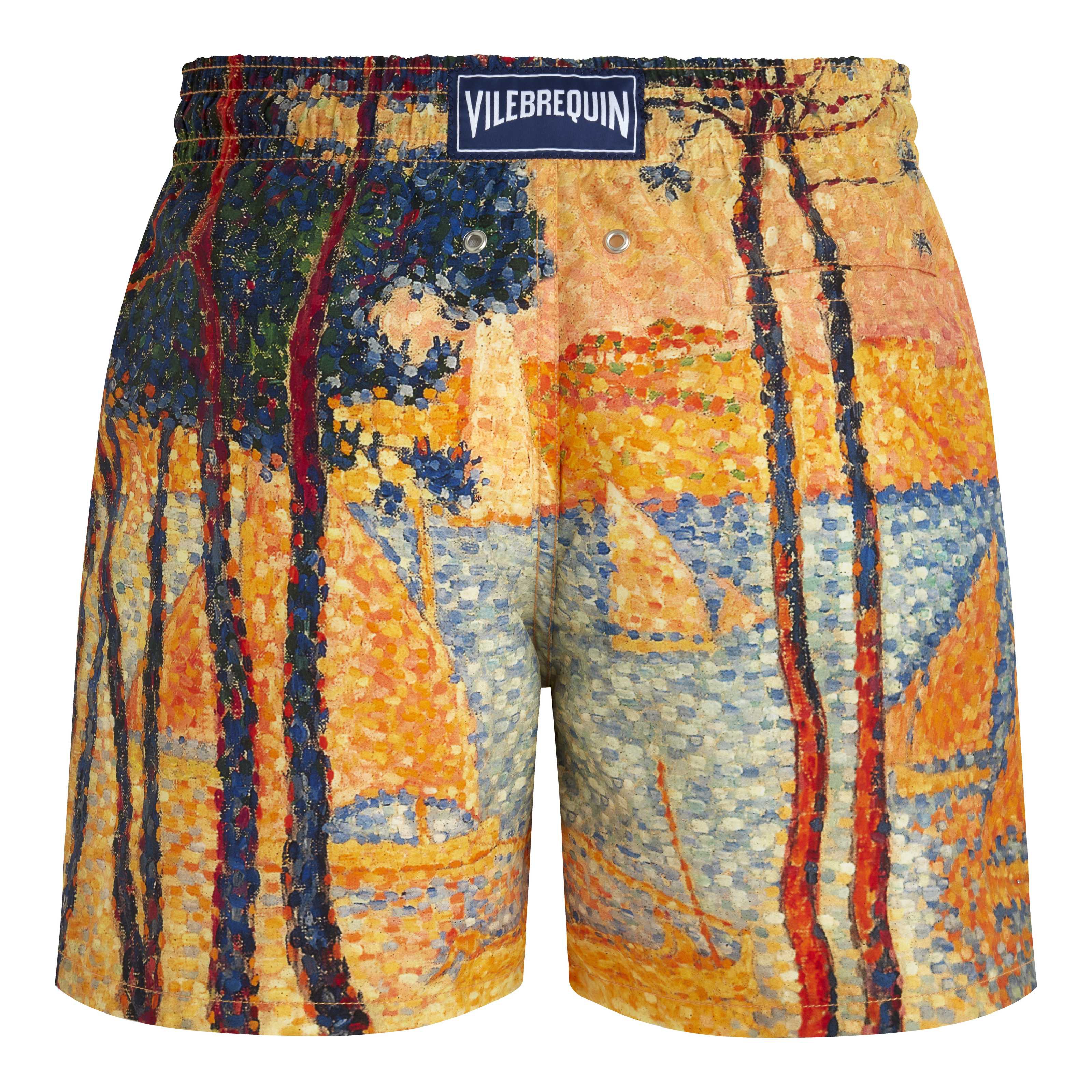 Men 360 Swim Trunks Voile et Pins - Vilebrequin x Paul Signac - 2