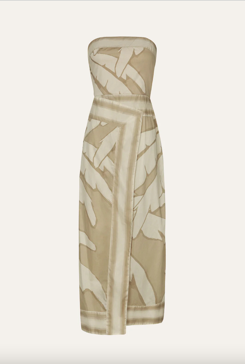 Palms Pontoon Afternoon Ankle Dress - 1